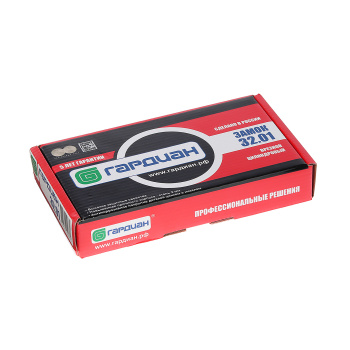 Замок врезной КОРПУС цил.механизм,хром 3201 Гардиан *1/15