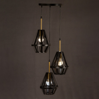 Светильник потолочный подвесной 05586-0.9-03 BK 40Вт Е27 S=18м2 *1