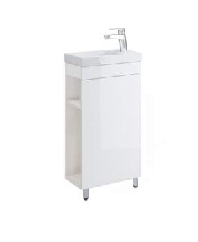 Тумба напольная LOGRO Уника 40, белый