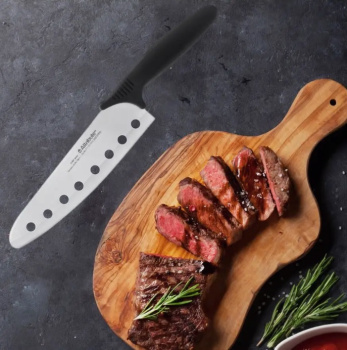 Нож кухонный ATTRIBUTE  пл.р. Chef "Сантоку" дл.лезв.16см AKC026 блистер *1/6/36 Нож кухонный ATTRIBUTE  пл.р. Chef "Сантоку" дл.лезв.16см AKC026 блистер *1/6/36