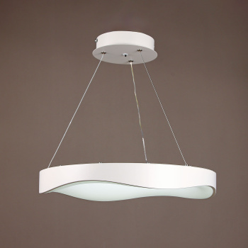 Светильник подвесной светодиодный акриловый 480мм h150см 80W 9224 C LED пульт S=20м2 *1