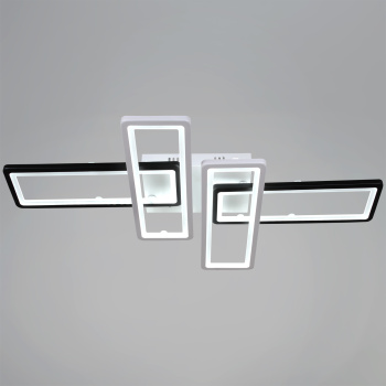 Светильник потолочный светодиодный 03629-0.3-04A WH+BK LED 3000-6500К ПДУ+диммер S=20м2   *1