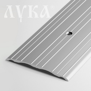 Порог-стык одноуровневый 60х900 мм Лука ПС 07, серебро люкс