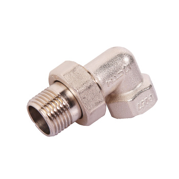 Соединитель с накидной гайкой угловой 1/2"(Ø15) М/П (американка) CTM CRAE0012 *10/80