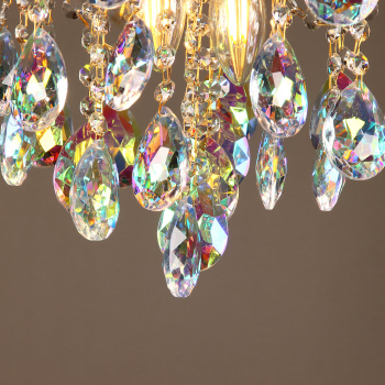 Люстра 6018 Gold 400 мм Е14 S=16м2  VERNER LIGHTING *1