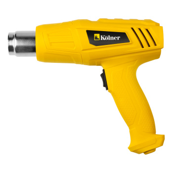 Фен строительный 1900Вт 300-600°С 300-500 л/мин 3 насадки KHG1900 Kolner *1/10