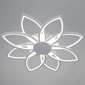 Люстра 09877-0.3-08 WH (RGB) LED ПДУ ИК ПДУ 3000-6200К S=38м2 *1 Люстра 09877-0.3-08 WH (RGB) LED ПДУ ИК ПДУ 3000-6200К S=38м2 *1