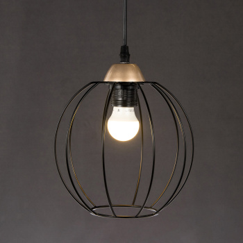 Люстра IL2001-1PC-05 BK ROSE GD 40Вт Е27 S=6м2 *1