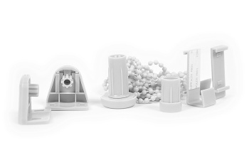 Фурнитура для ролет БЕЛЫЙ усеченная D16мм (1шт) Магеллан *1