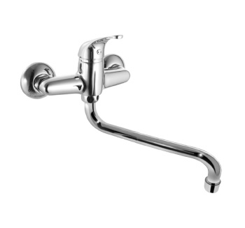 Смеситель настенный ЦС-СМ 294-2 D35 М43 излив Д18 L-220 мм. (Подольск)  *1/8