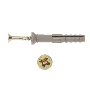 Дюбель с шурупом 6х40 мм BROZEX, оцинкованная сталь, 10 шт. Дюбель с шурупом 6х40 мм BROZEX, оцинкованная сталь, 10 шт.