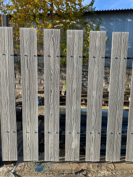 Доска хризотилцементная ЛПН 1750*200*8 ТУ с рельефной поверхностью под дерево 1шт -0,35 м2. *270