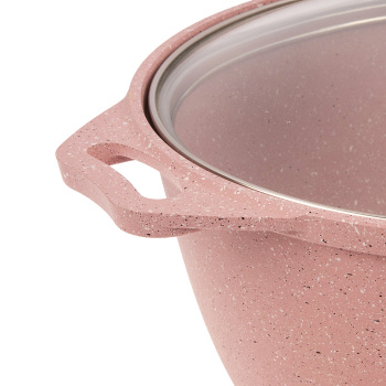 Кастрюля алюм. литая а/приг. Kukmara "Trendy style" Rose 3,0л Ст.кр. к31tsr *1/3 Кастрюля алюм. литая а/приг. Kukmara "Trendy style" Rose 3,0л Ст.кр. к31tsr *1/3