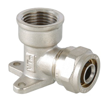 Уголок с креплением 20х1/2"(Ø15) пресс/мама (водорозетка) VALTEC VTm.254.N *1/10