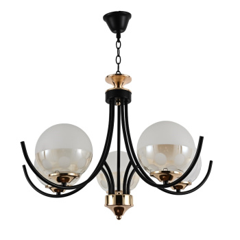 Люстра 13141/5BK+GD WT+PRL Е27 S=11м2 *1