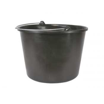 Ведро строительное 16 л Мультипласт, металлическая ручка, пластик