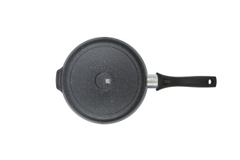 Сковорода алюмин. антипригарная "Kukmara" "Granit" black d16см сггч160а *1/10 Сковорода алюмин. антипригарная "Kukmara" "Granit" black d16см сггч160а *1/10