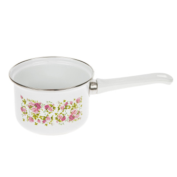 Кастрюля эмалированная 1,5л d140мм Дл.пл.р., крышка с пл.р., обод нерж., с Деколью С-1608АП/4 *1/6 Кастрюля эмалированная 1,5л d140мм Дл.пл.р., крышка с пл.р., обод нерж., с Деколью С-1608АП/4 *1/6