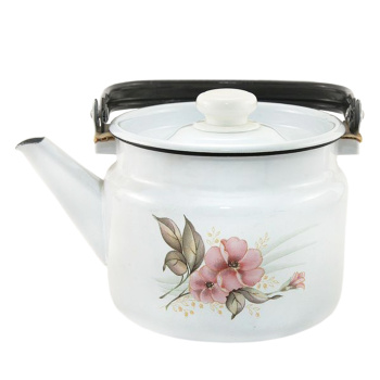 Чайник стальн. эмалир. 2,0л d160мм метал.крышка с пл.ручк., с Деколью С-2710П2/4 *1/6 Чайник стальн. эмалир. 2,0л d160мм метал.крышка с пл.ручк., с Деколью С-2710П2/4 *1/6