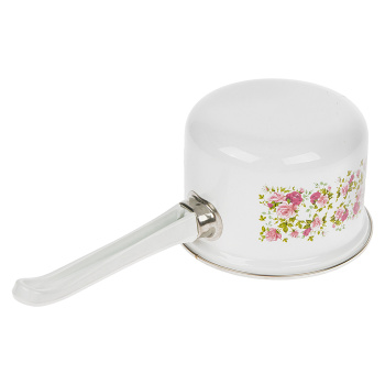 Кастрюля эмалированная 1,5л d140мм Дл.пл.р., крышка с пл.р., обод нерж., с Деколью С-1608АП/4 *1/6 Кастрюля эмалированная 1,5л d140мм Дл.пл.р., крышка с пл.р., обод нерж., с Деколью С-1608АП/4 *1/6