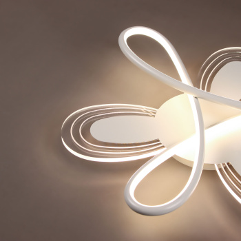 Люстра 2334/160W white 500 мм 3 реж., пульт S=25м2  VERNER LIGHTING *1