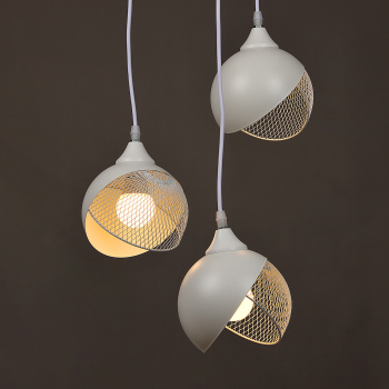 Светильник подвесной N6482/3H WT 3*40W E27 220V (d-360; h-800) S=12м2 VERNER LIGHTING *1