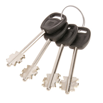 Замок врезной КОРПУС сув.механизм, хром 3004-4 Гардиан *1/15