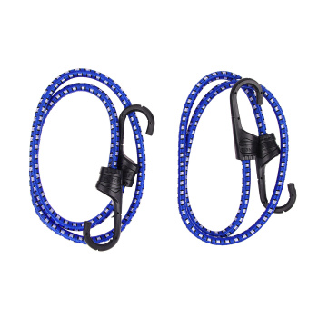 Шнур крепежный резиновый  80 см,d8мм, 2 шт, крюки пласт. сердечник сталь(арт.40508-080) ЗУБР *1/6/48